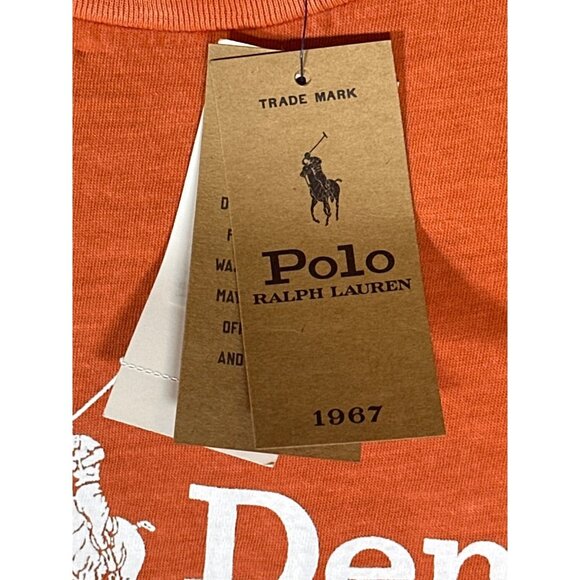 Polo Ralph Lauren Denim and Supply T-Shirt, Orange, Size XL, NWT - Picture 4 of 6